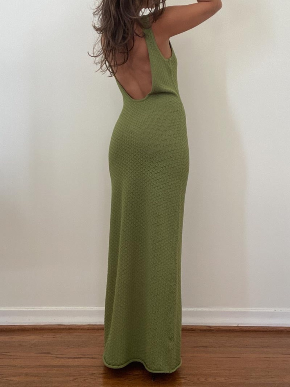 Sleeveless Knit Maxi Dress